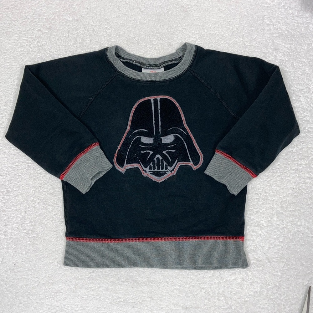 Hanna Andersson Star Wars Darth Vader sweatshirt 100 cm size 4